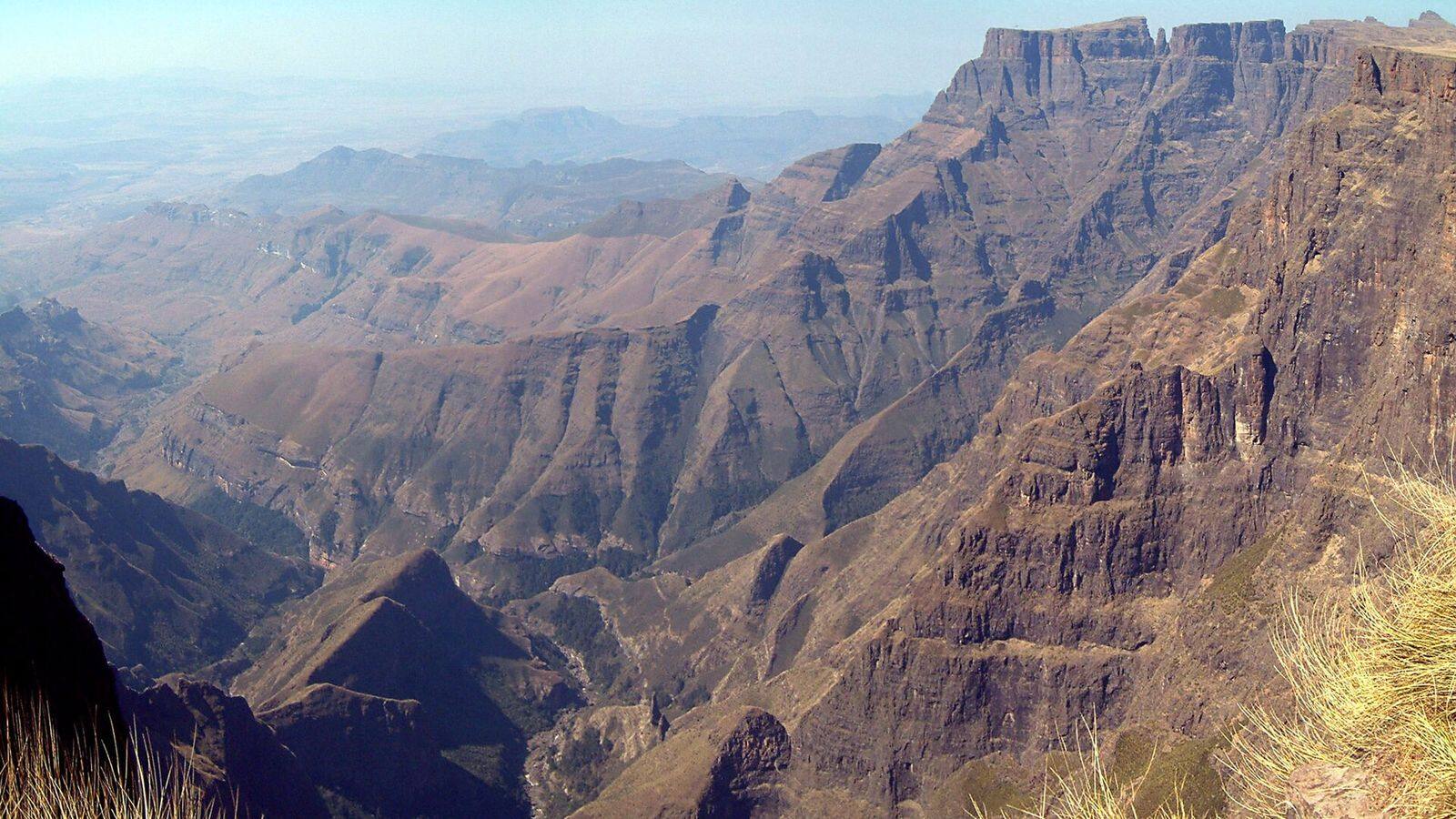 Het Amphitheatre in de Drakensberg